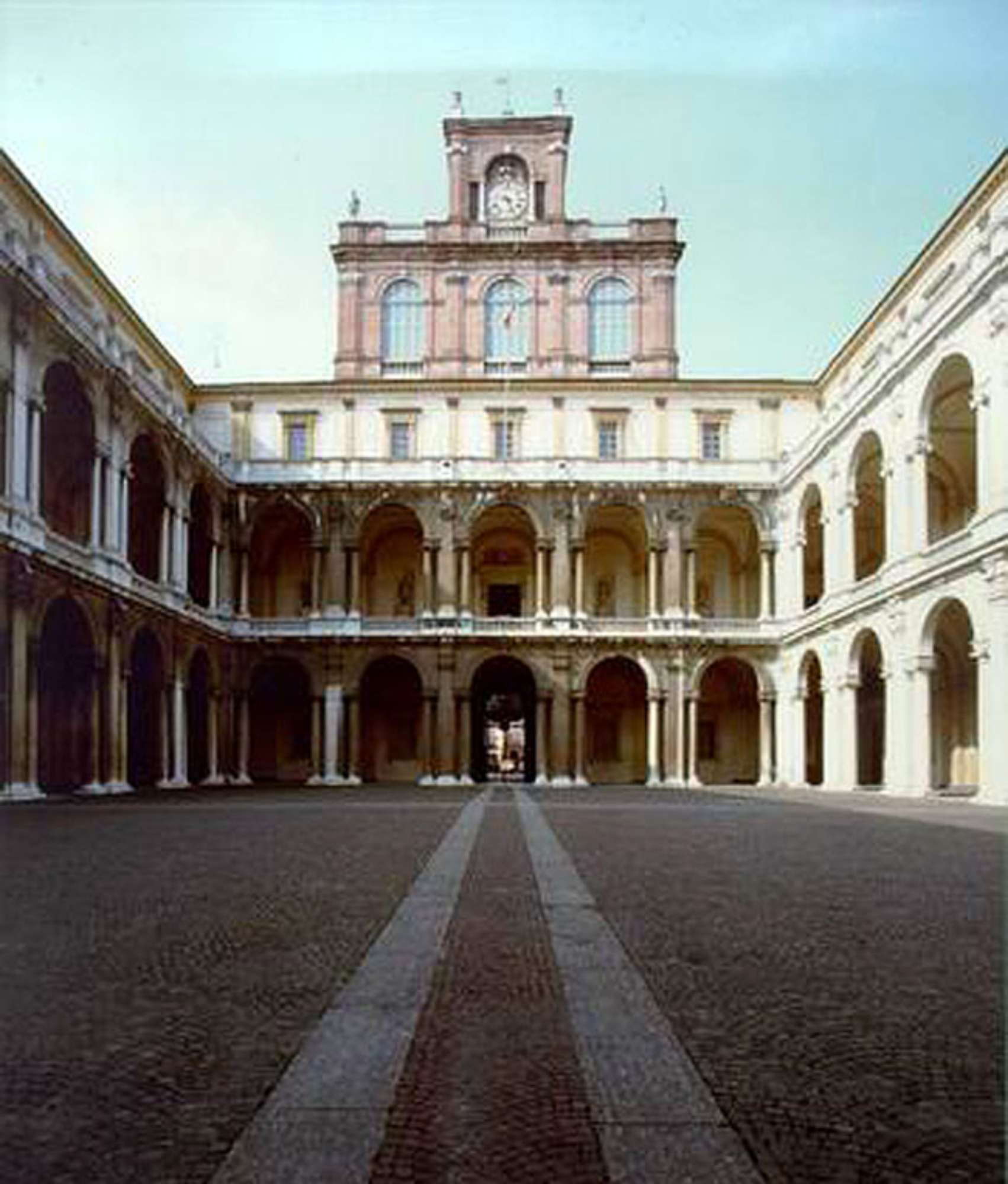 Palazzo Ducale, Cortile d’Onore e Torre dell’Orologio.